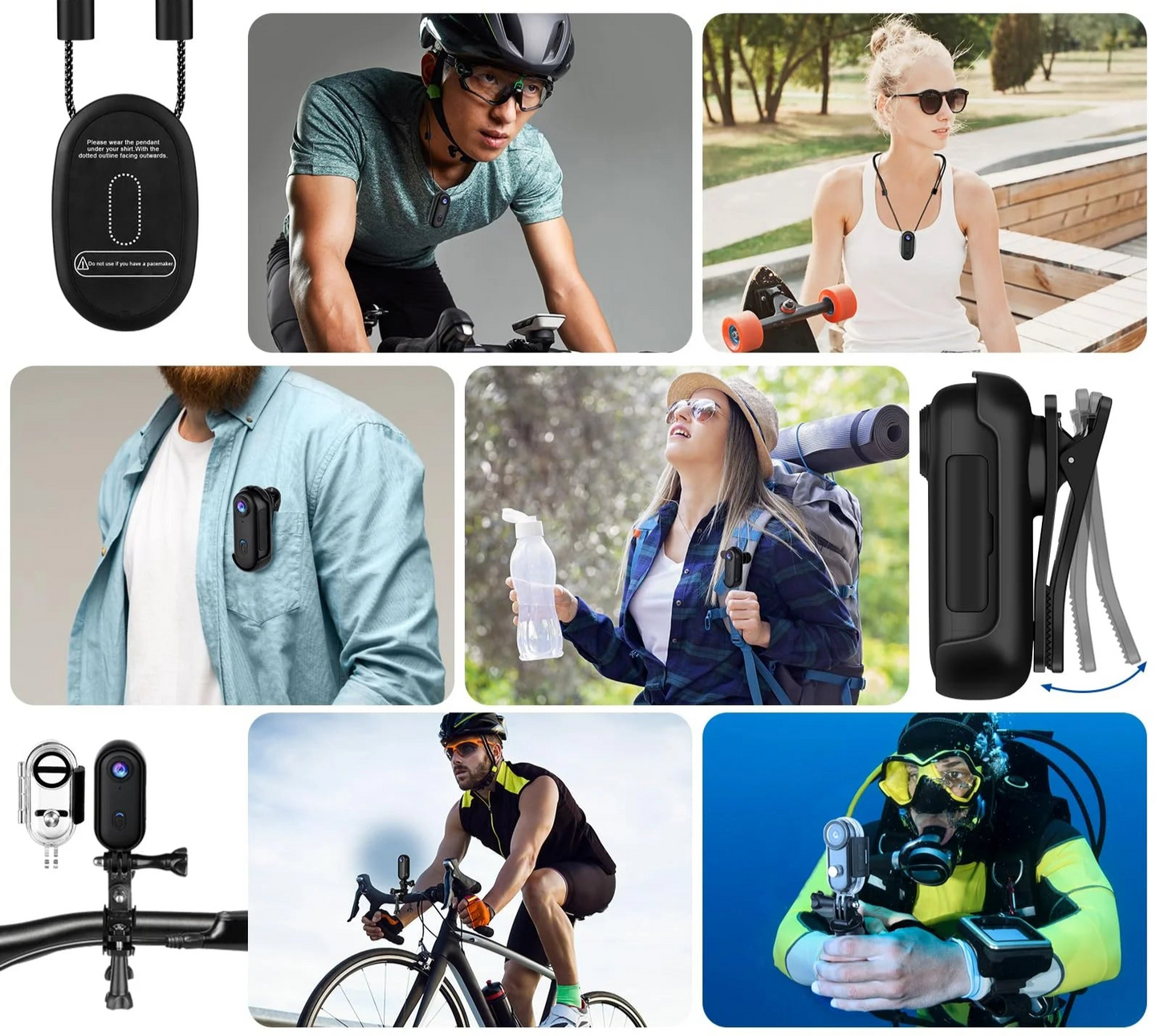 Mini cámara Deportiva para Exteriores UHD 4K Y FHD 1080P PRO – Grabación de Video